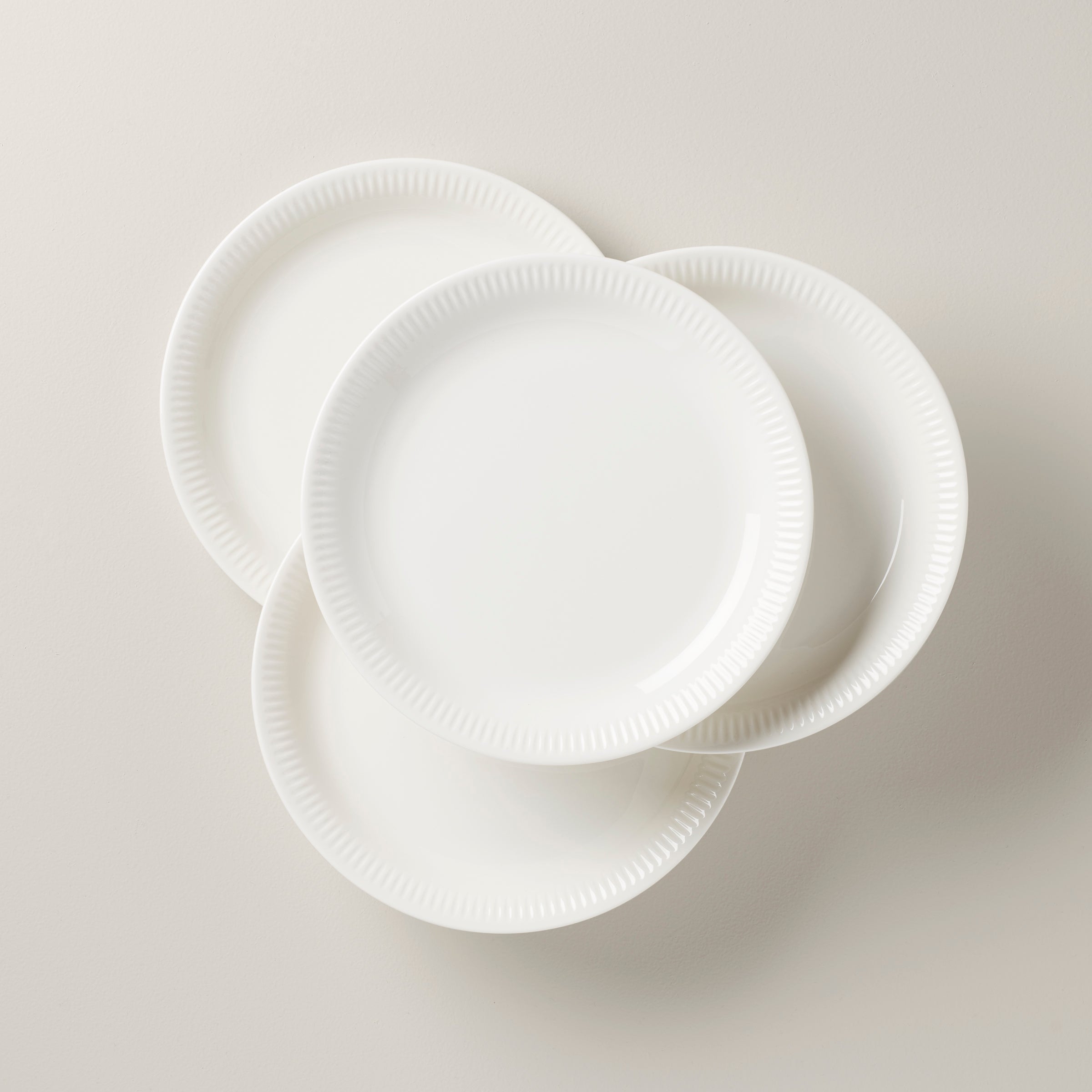 Lenox Westmore Profile White Dinner Plates, Set of 4
