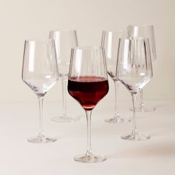 Alternative view of Lenox Westmore Tuscany Classics Angled Optic Wine Glasses, Set of 6