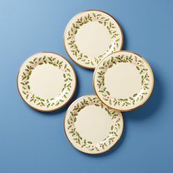 Lenox Westmore Holiday Dinnerware Dinner Plates, Set of 4