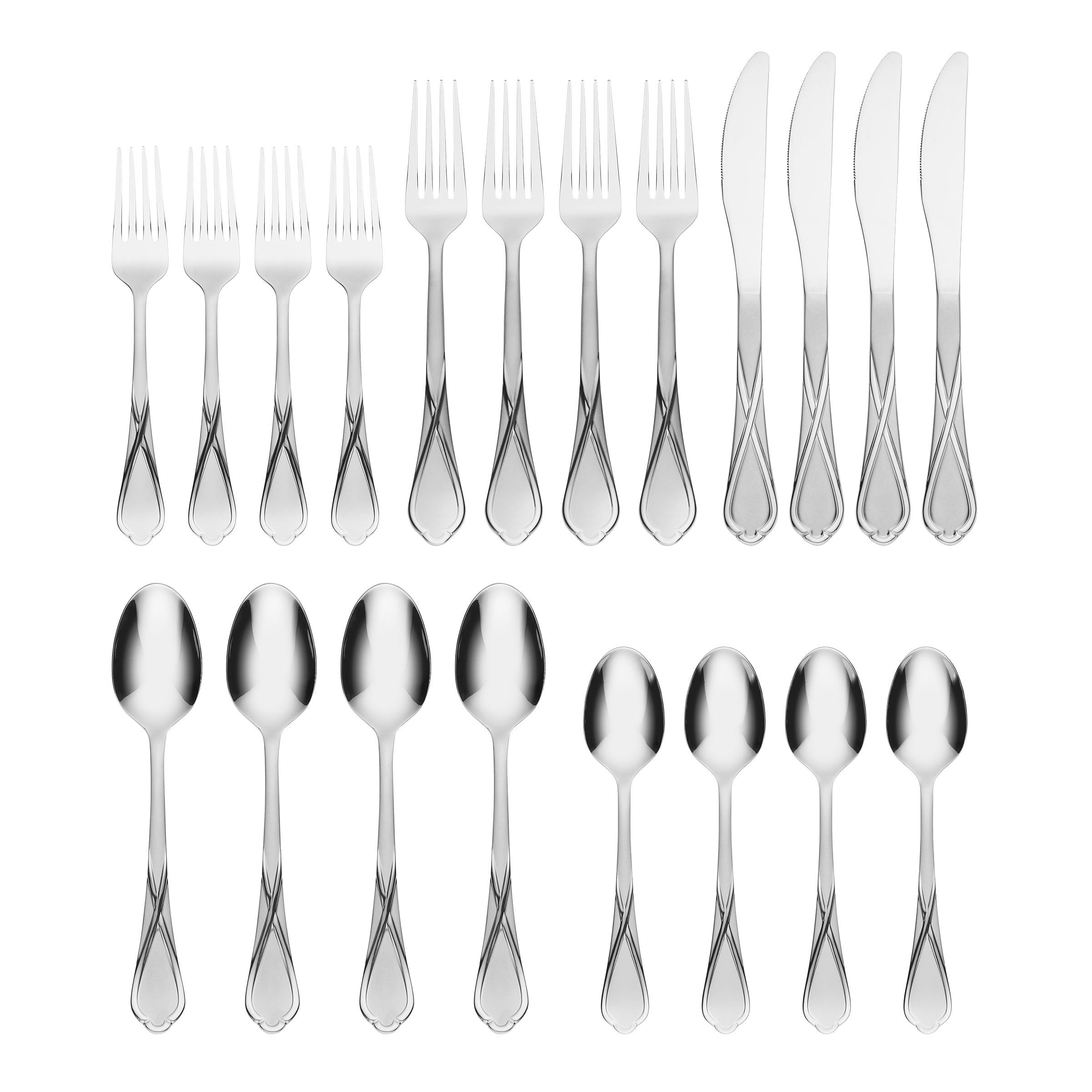 Lenox Westmore Heather Sand 20-Piece Flatware Set - Image 2