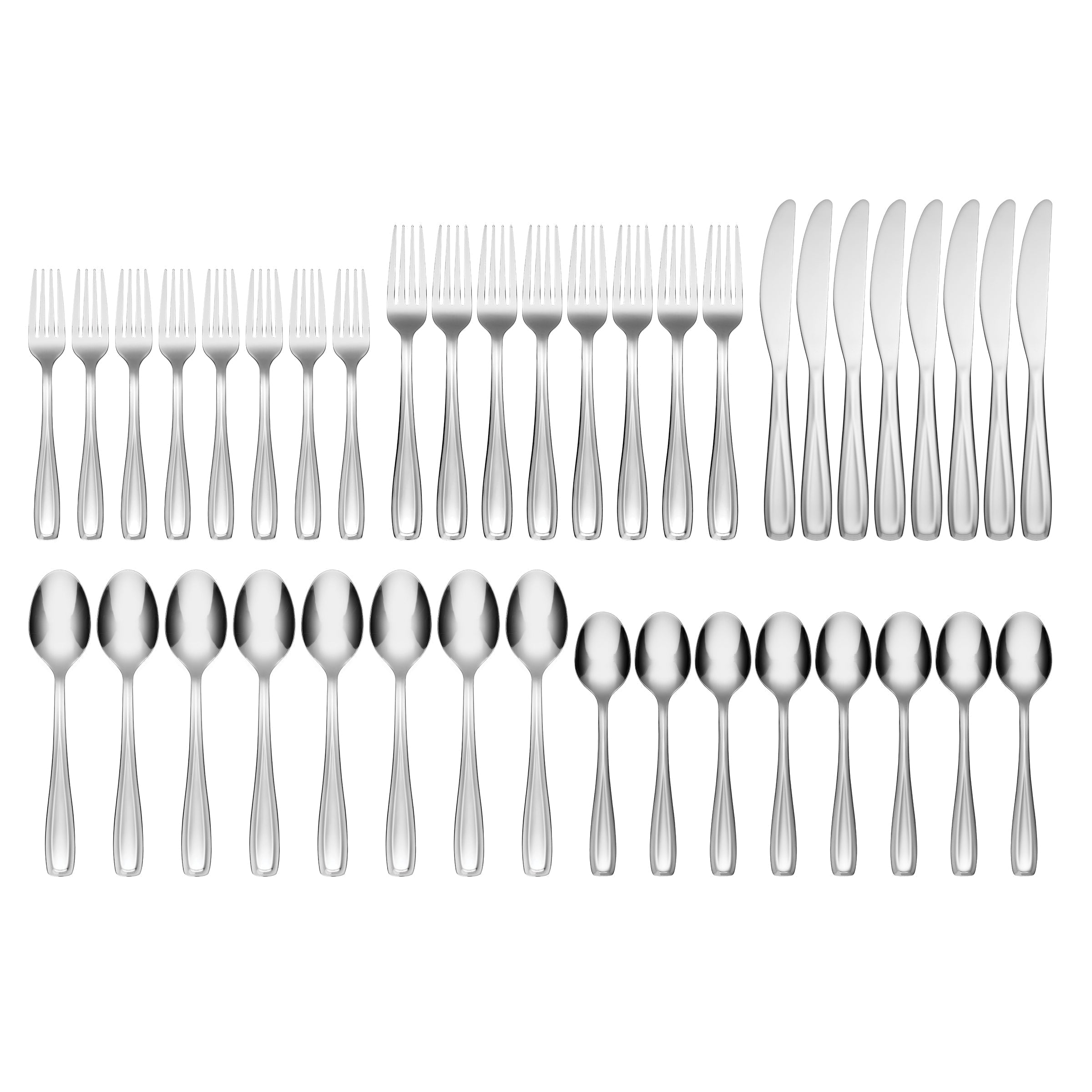 Lenox Westmore Waylen 40-Piece Flatware Set with Rustic Caddy - Image 2