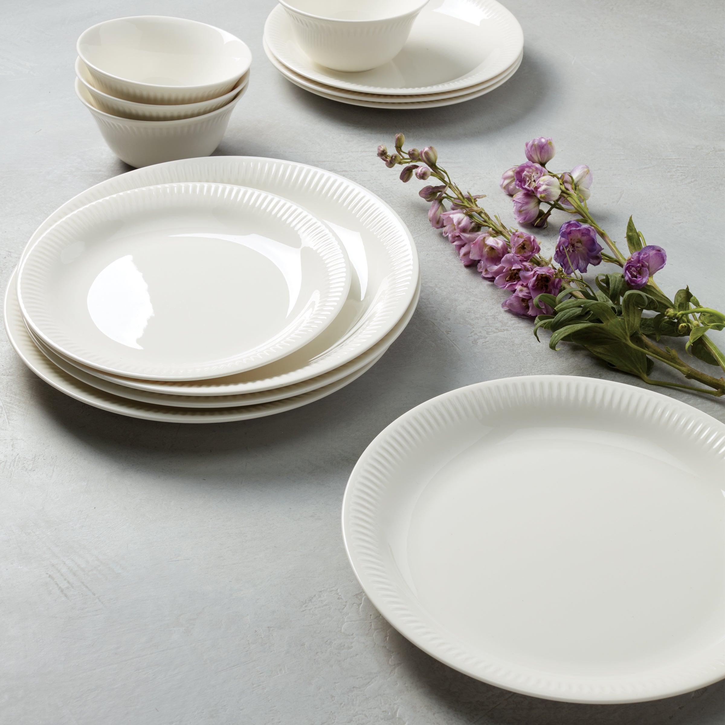 Lenox Westmore Profile White Dinner Plates, Set of 4 - Image 5