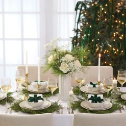 Alternative view of Lenox Westmore French Perle Scallop White Dinner Plates, Set of 4