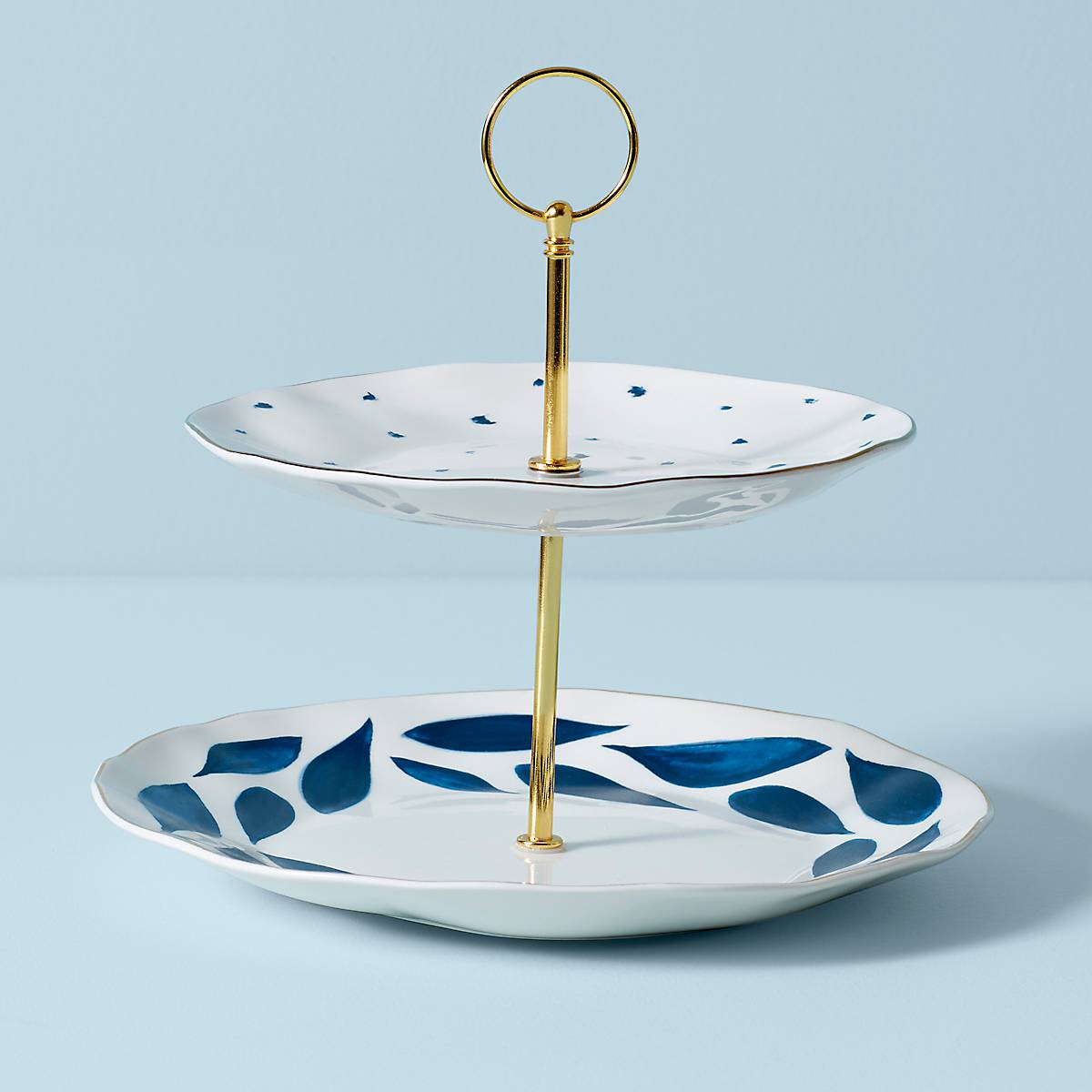 Lenox Westmore Blue Bay 2-Tiered Server