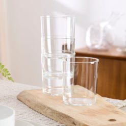 Alternative view of Lenox Westmore Stackables Clear Short & Tall Glasses 12-Piece Set
