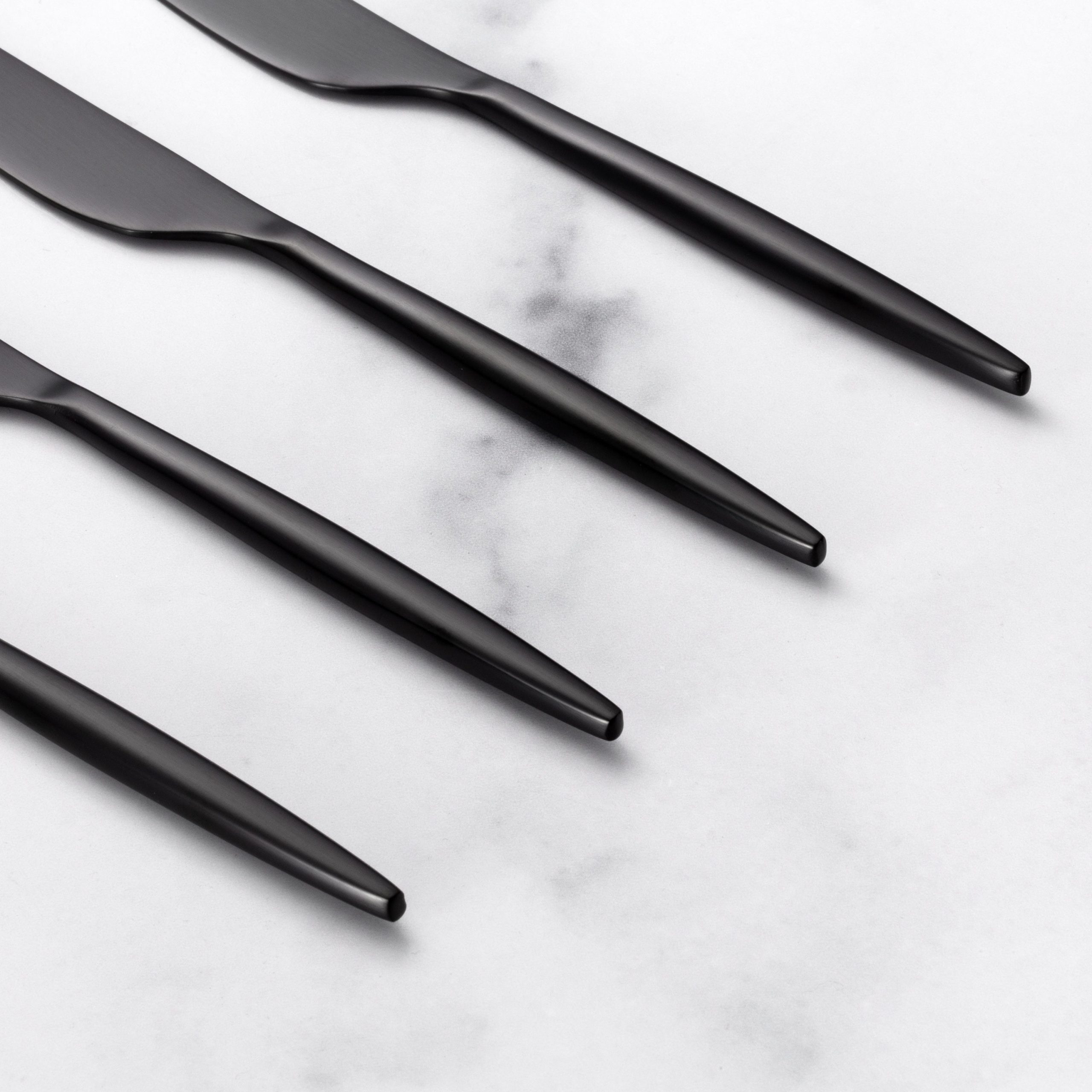 Lenox Westmore Gaze Black Satin Spreaders, Set of 4 - Image 3