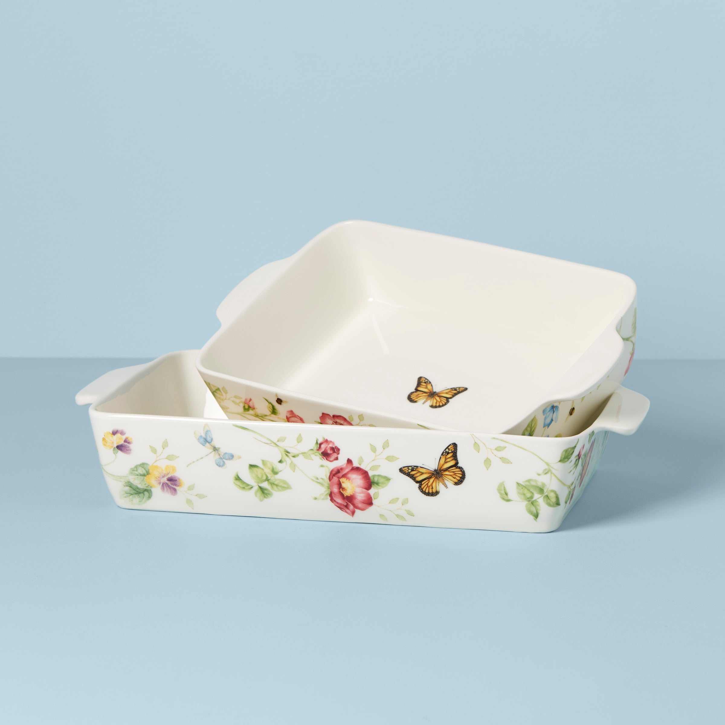 Lenox Westmore Butterfly Meadow Rectangular Baker 2-Piece Set - Image 2