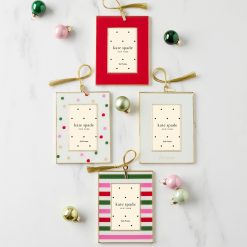 Alternative view of Lenox Westmore Be Jolly Stripe Mini Frame Ornament