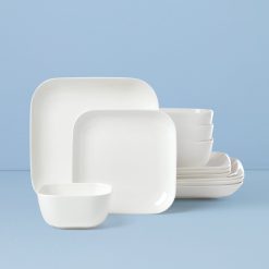 Lenox Westmore Studio 1414 Square 12-Piece Dinnerware Set