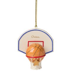 Alternative view of Lenox Westmore Personalized Basketball Ornament