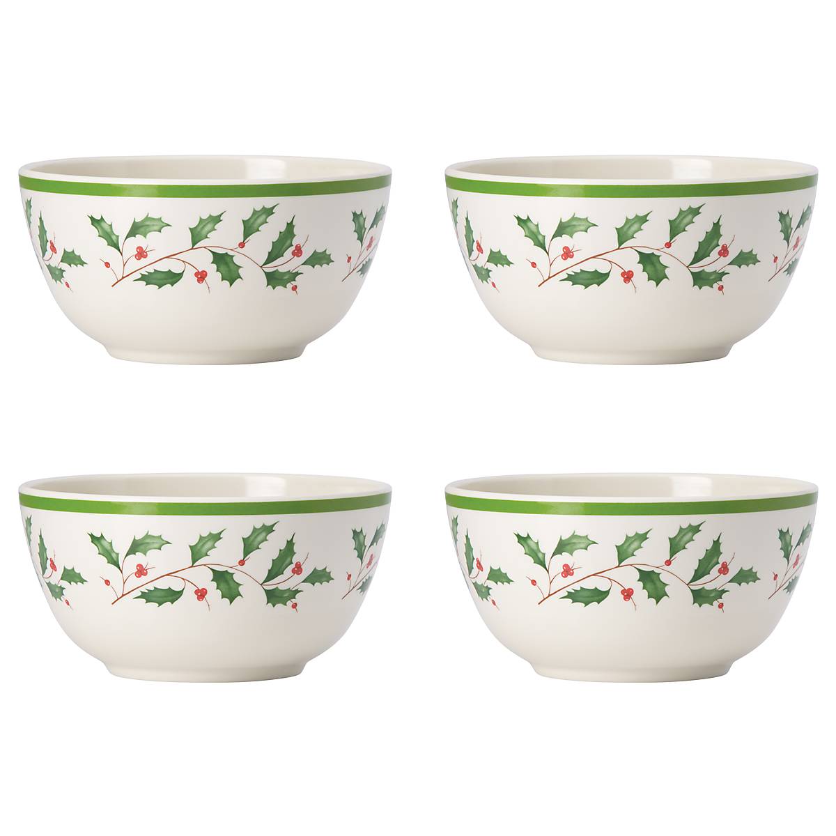 Lenox Westmore Holiday Melamine All-Purpose Bowls, Set of 4 - Image 2
