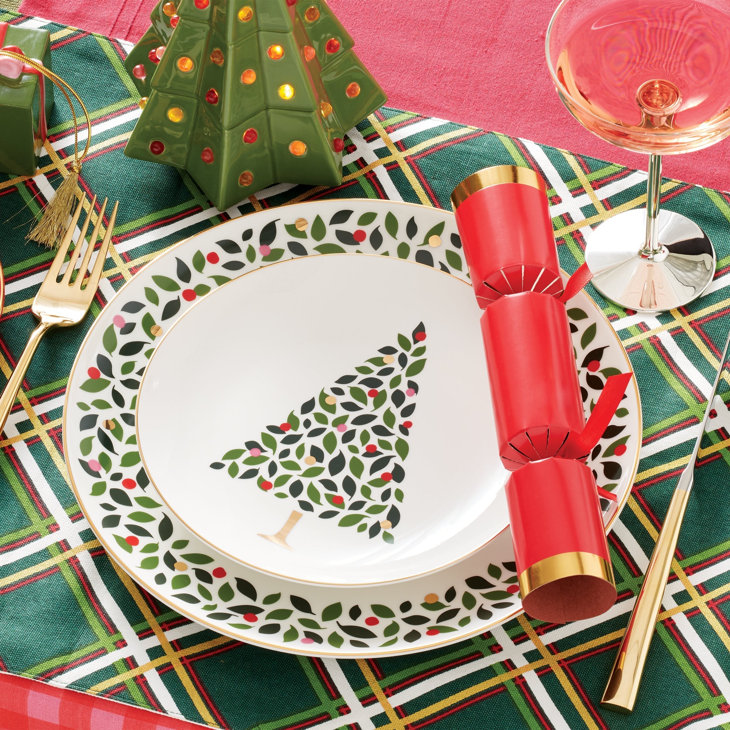 Lenox Westmore Evergreen 12-Piece Dinnerware Set - Image 4