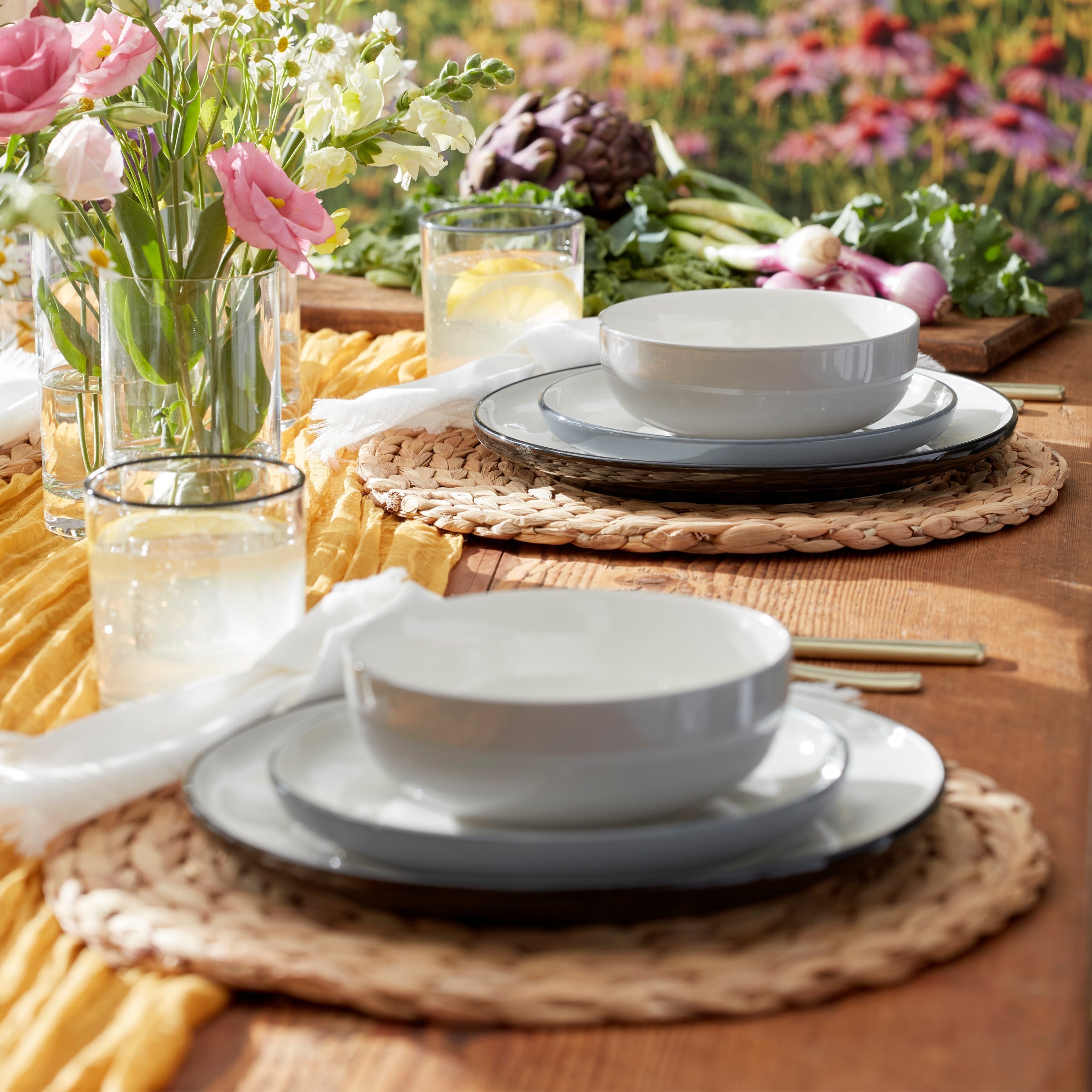 Lenox Westmore 24 Seven Colors Pumice 12-Piece Dinnerware Set - Image 3