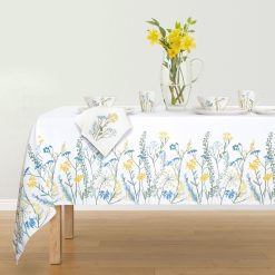 Lenox Westmore Wildflowers Border 60x102 Tablecloth