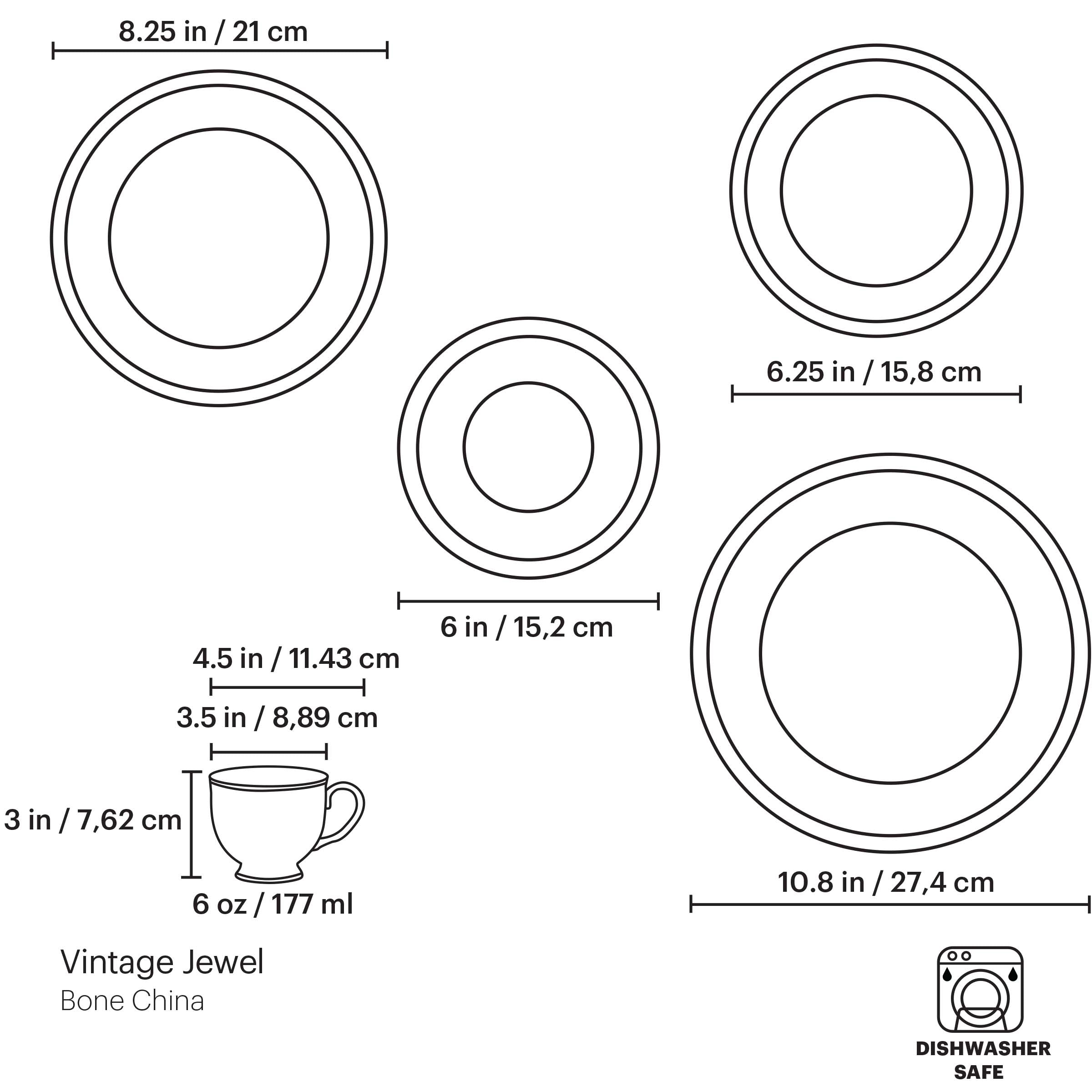 Lenox Westmore Vintage Jewel 5-Piece Place Setting - Image 6