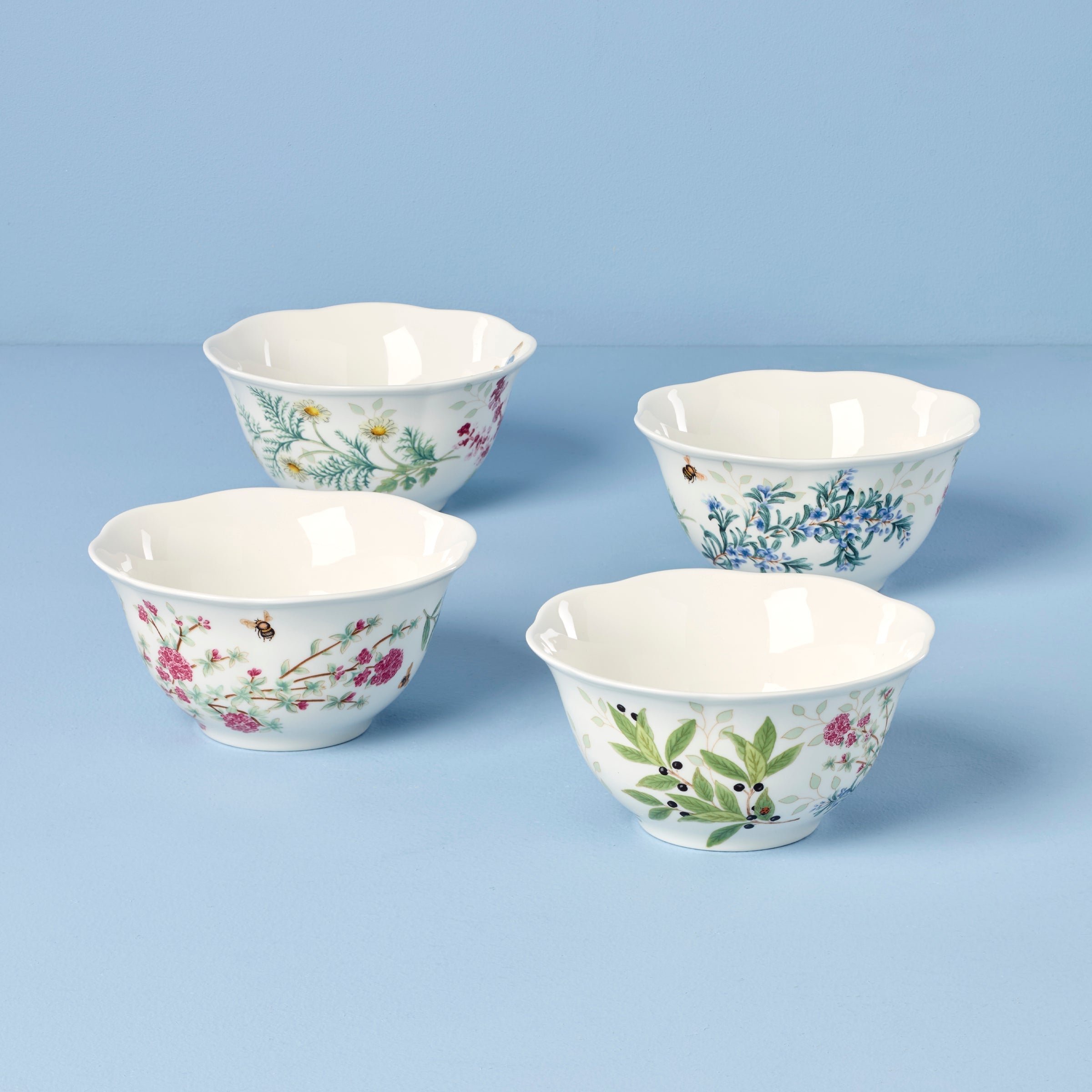 Lenox Westmore Butterfly Meadow Herbs Rice Bowls, Set of 4 - Image 2