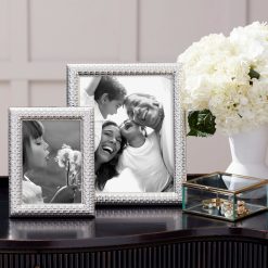 Alternative view of Lenox Westmore Watchband Silver 5x7 Photo Frame