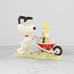 Lenox Westmore Snoopy Easter Egg Delivery Figurine