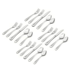 Alternative view of Lenox Westmore Satin Sand Dune 20-Piece Flatware Set
