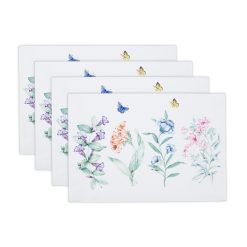 Lenox Westmore Butterfly Meadow Garden Placemats, Set of 4