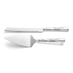 Alternative view of Lenox Westmore Personalized Adorn 2-Piece Cake Knife & Server Set