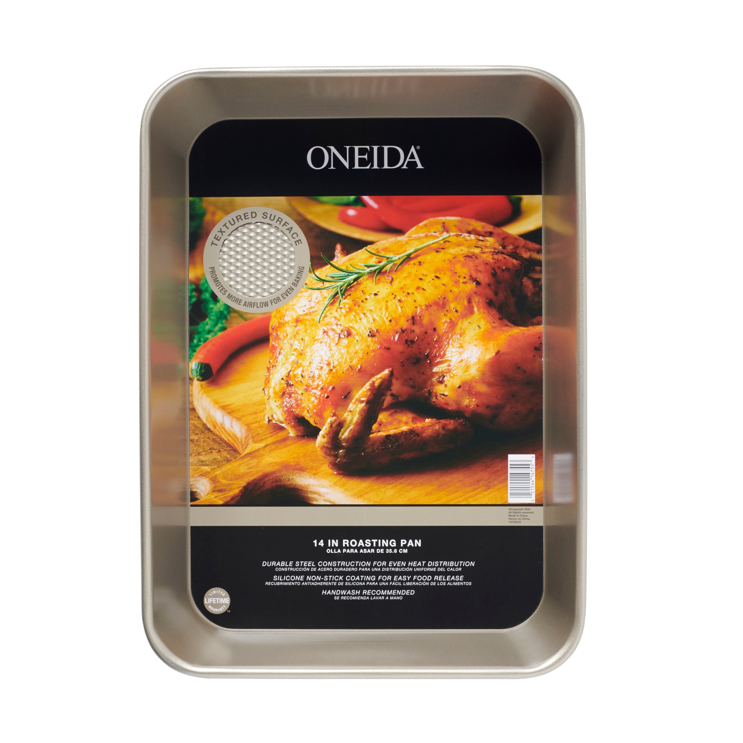Lenox Westmore Oneida Kitchen 14 Textured Roasting Pan