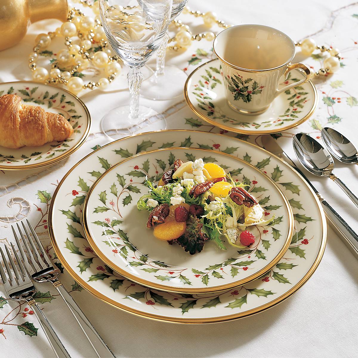 Lenox Westmore Holiday 5-Piece Place Setting - Image 5