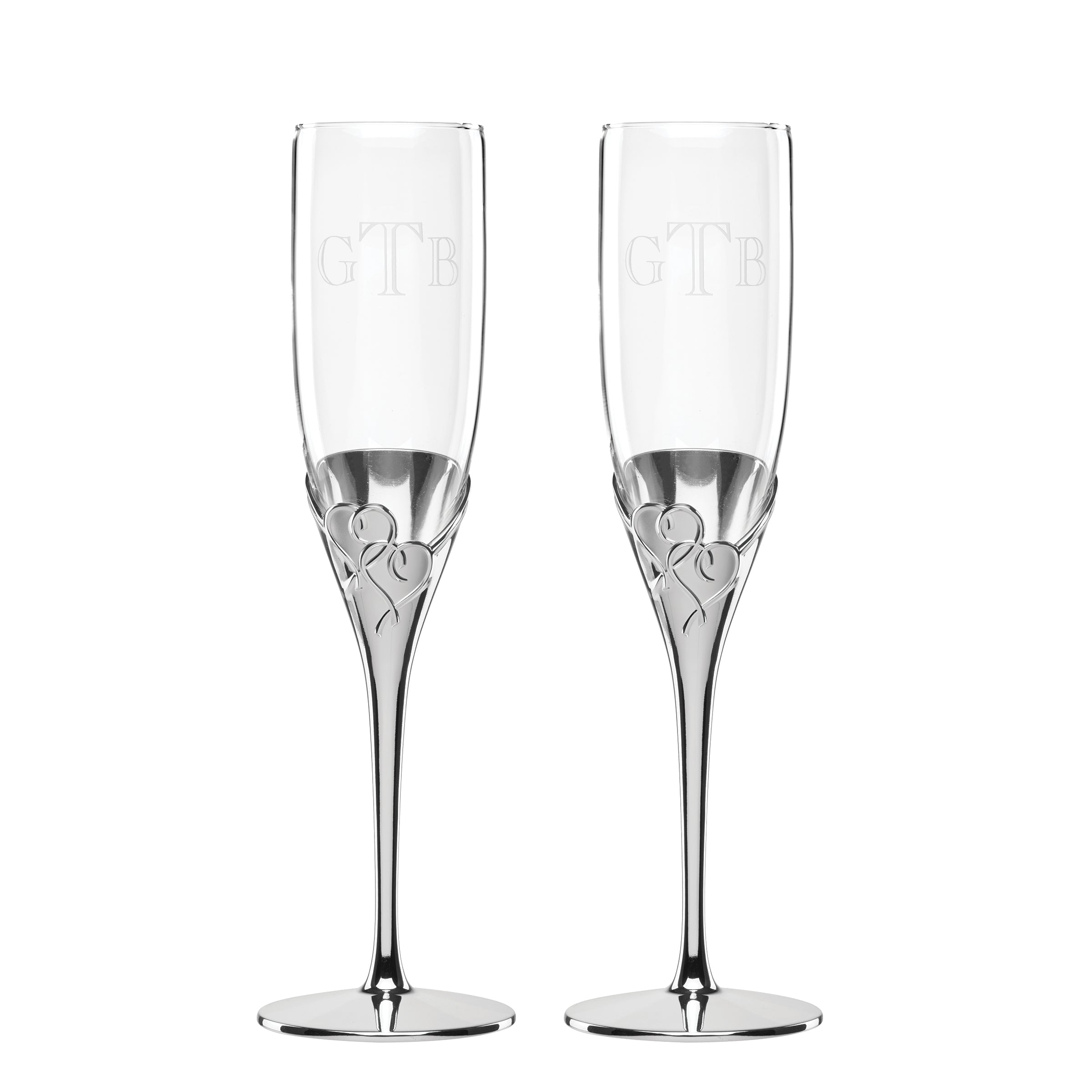Lenox Westmore Personalized True Love 2-Piece Toasting Flute Set - Image 3