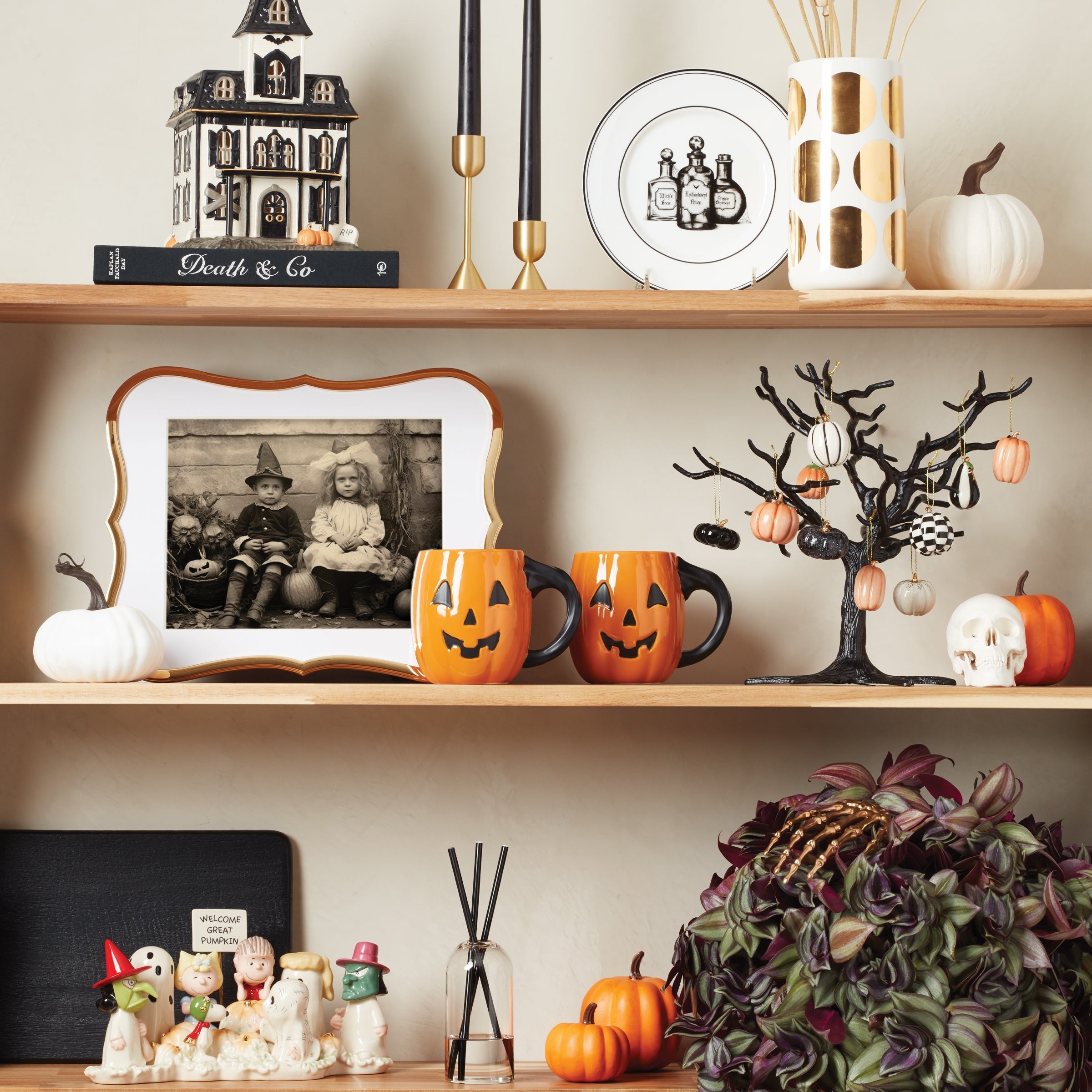 Lenox Westmore Vintage Halloween Lit House Figurine - Image 5