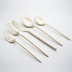 Lenox Westmore Gaze Champagne Satin 20-Piece Flatware Set