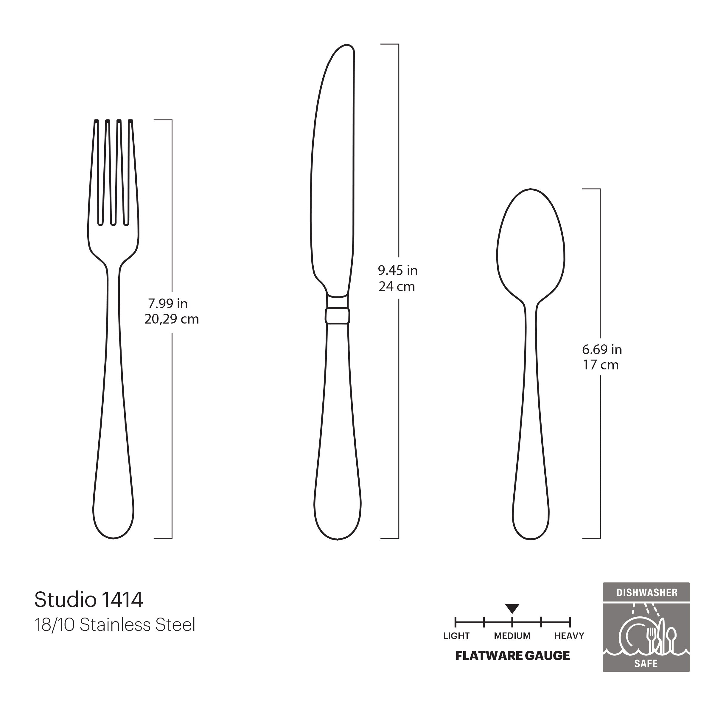 Lenox Westmore Studio 1414 24-Piece Flatware Set - Image 9