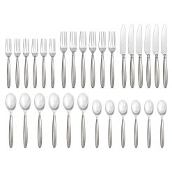 Alternative view of Lenox Westmore Tidal Frosted 30-Piece Flatware Set