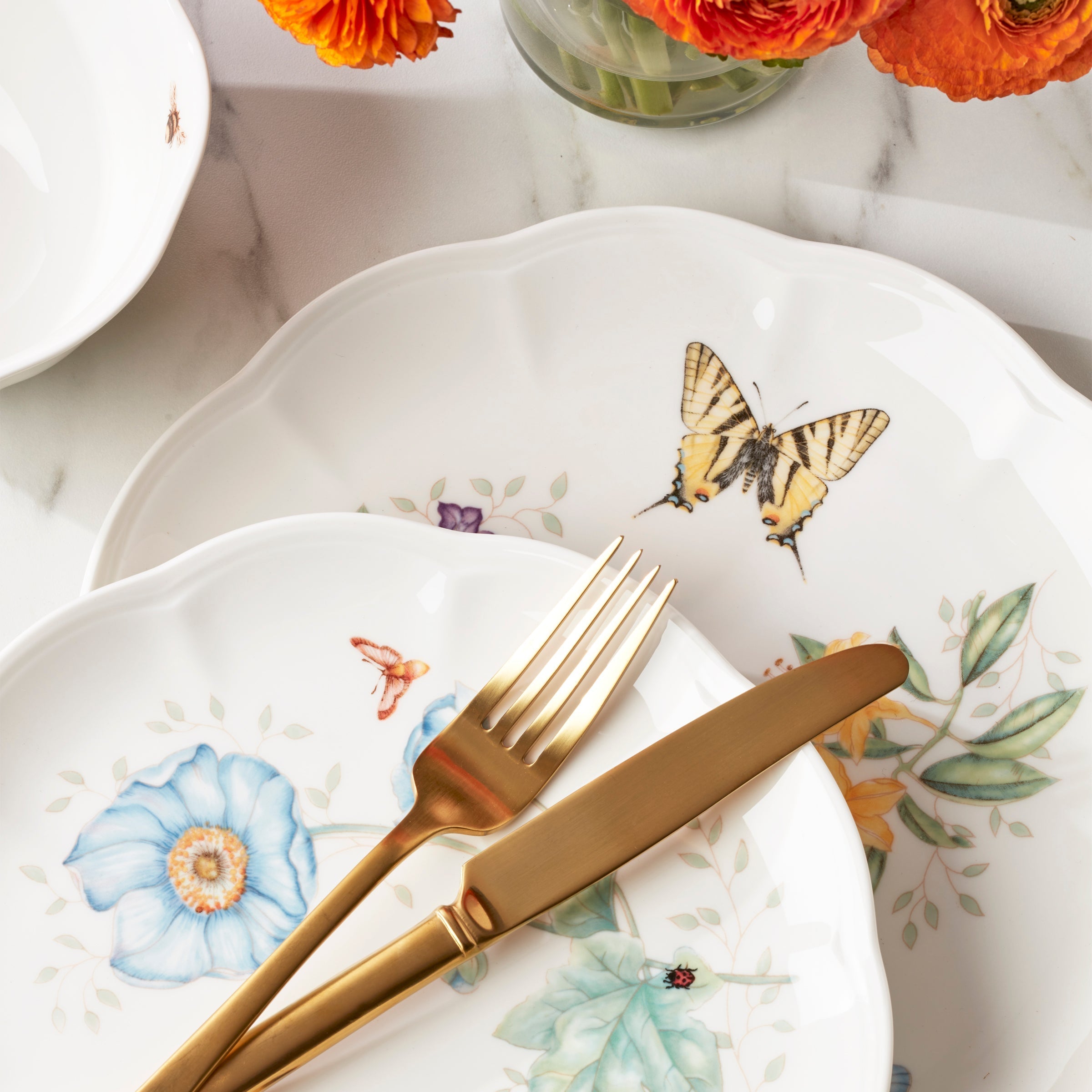 Lenox Westmore Butterfly Meadow 24-Piece Dinnerware Set - Image 3