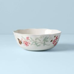 Alternative view of Lenox Westmore Butterfly Meadow Large Serving Bowl