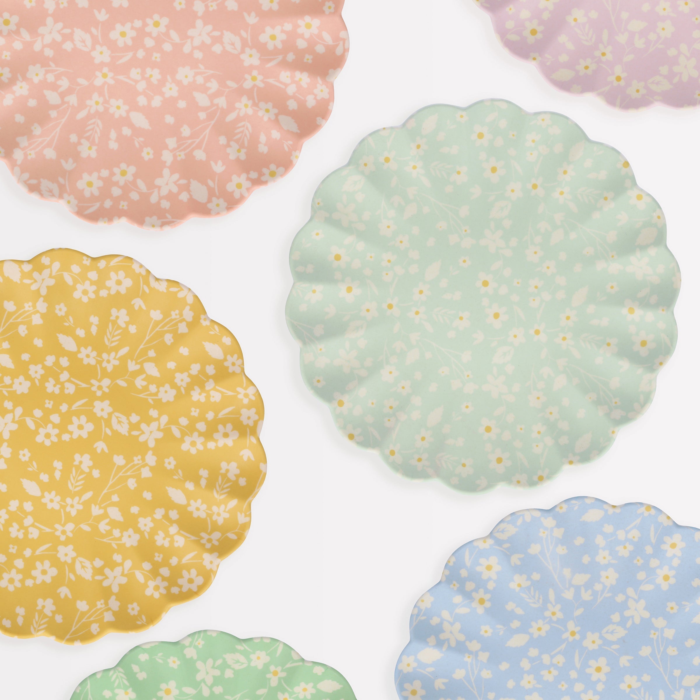 Lenox Westmore Floral Assorted Bamboo Large Plates, Set of 6 - Image 2