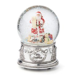 Lenox Westmore Winter Traditions Santa Snow Globe