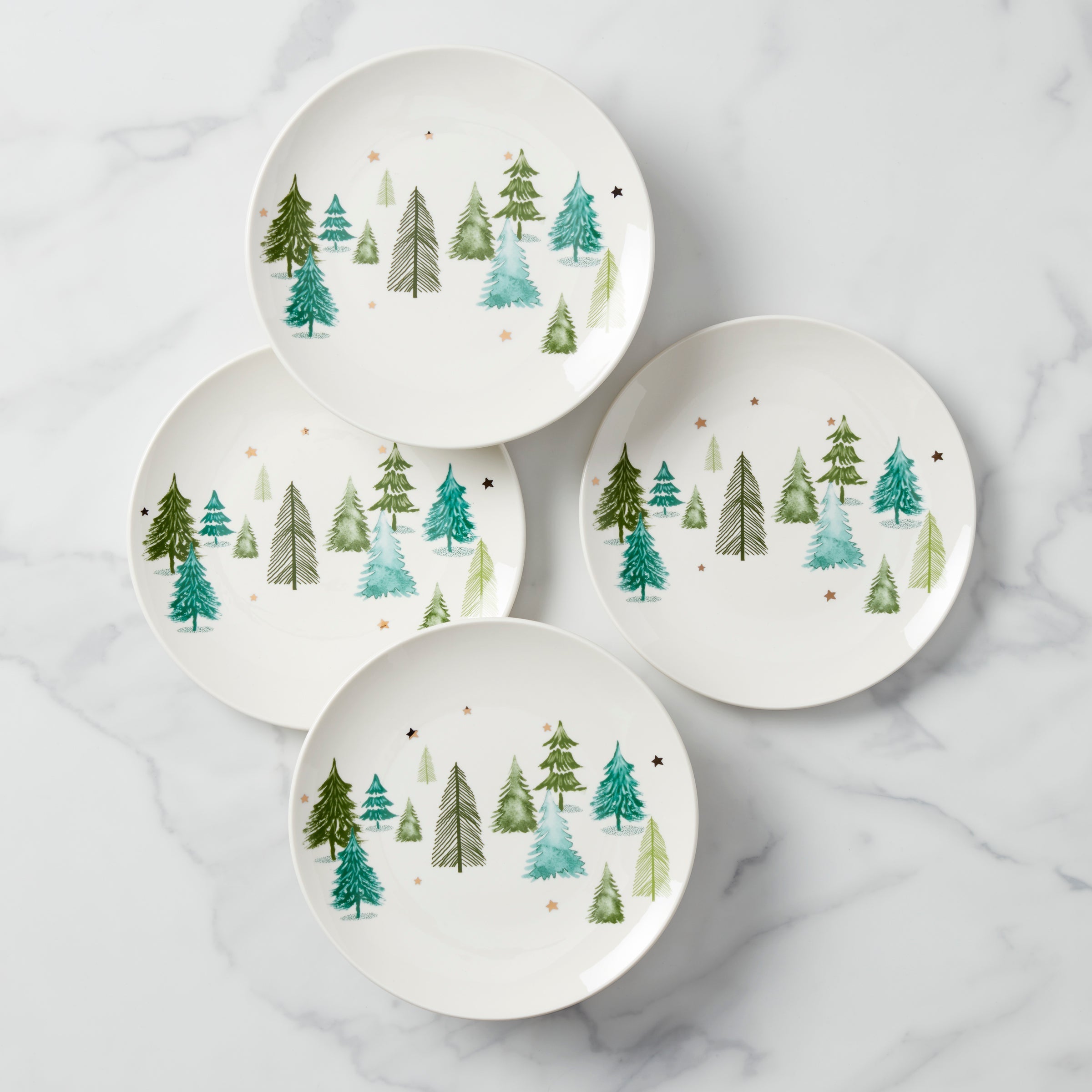 Lenox Westmore Balsam Lane Accent Plates, Set of 4