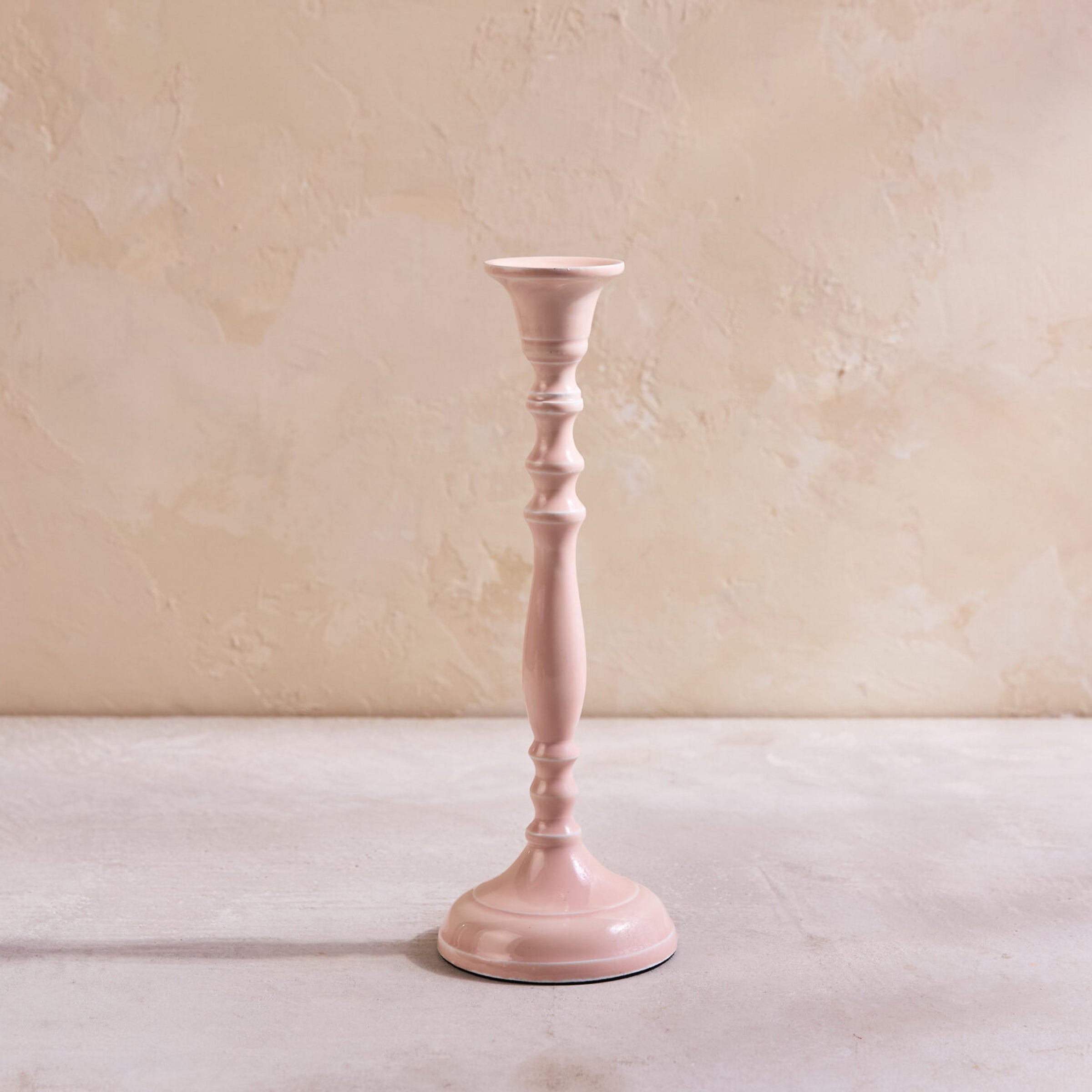 Lenox Westmore Nera Light Rose Medium Candle Holder