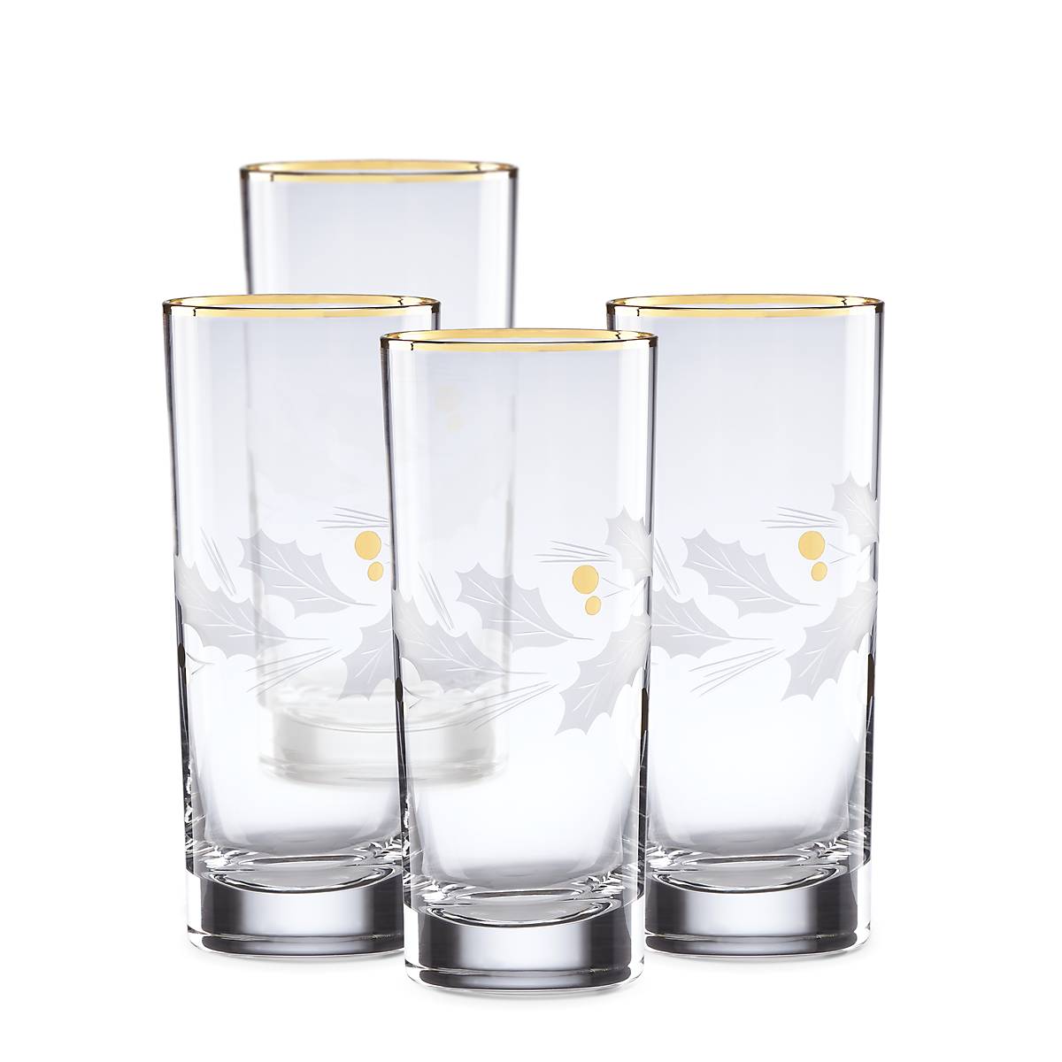Lenox Westmore Holiday Gold Highball Glasses, Set of 4 - Image 2