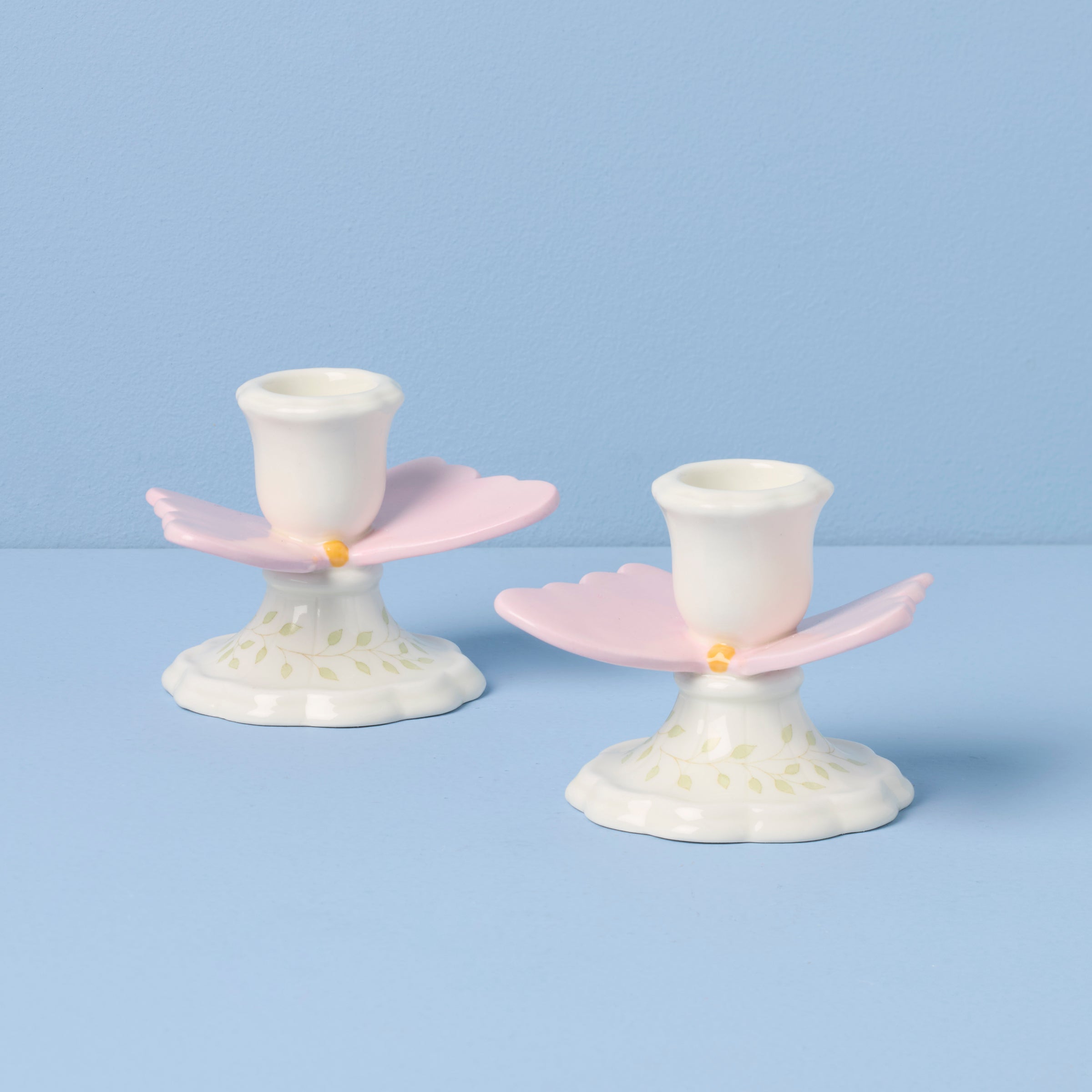Lenox Westmore Butterfly Meadow Candlestick Holders, Set of 2
