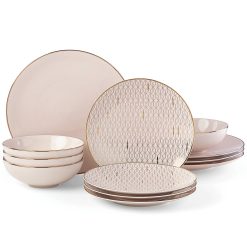 Lenox Westmore Trianna Blush 12-Piece Dinnerware Set