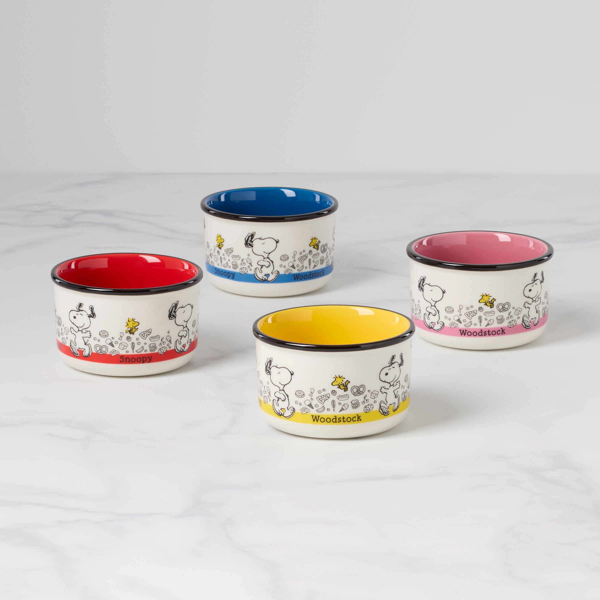 Lenox Westmore Chef Snoopy Snack Bowls, Set of 4