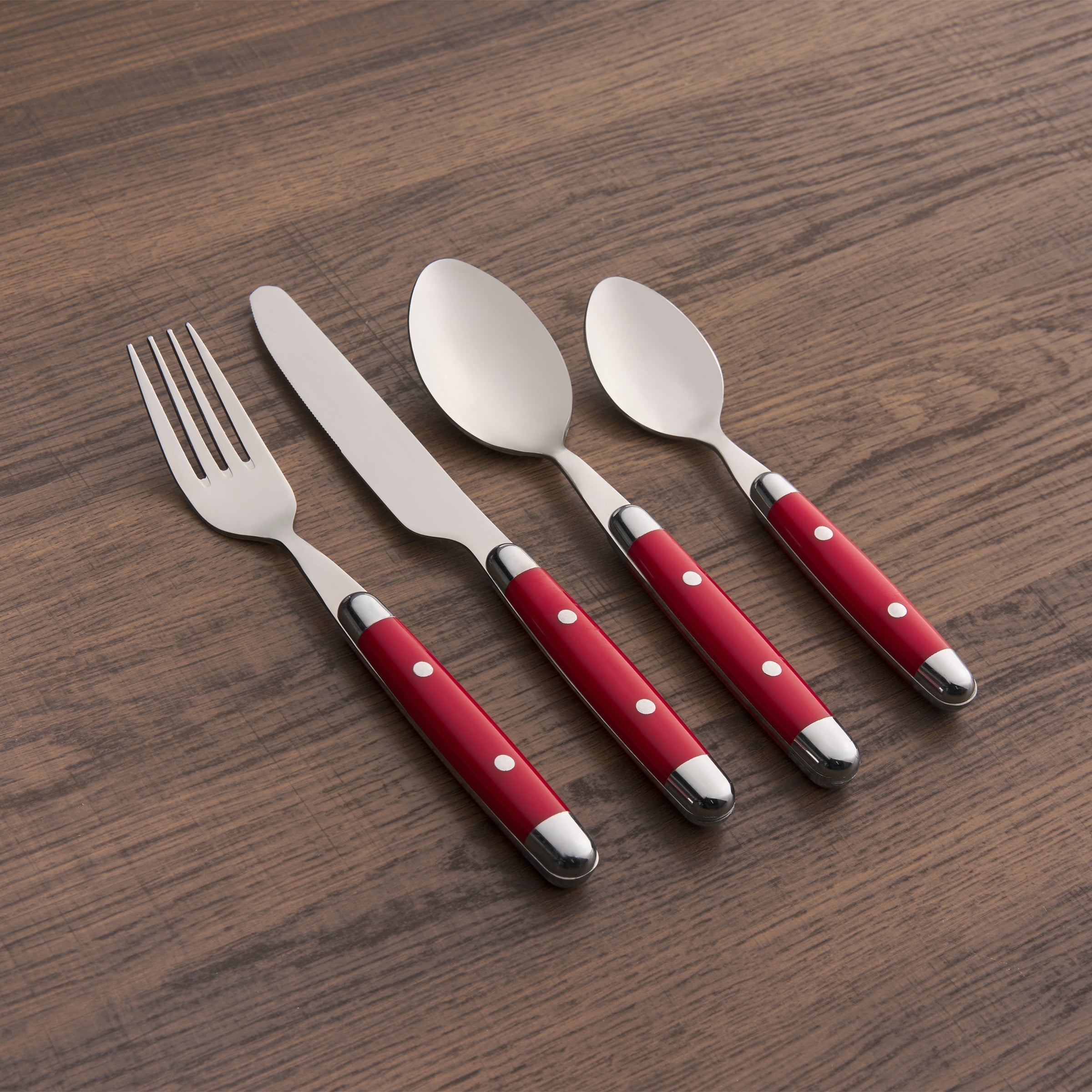 Lenox Westmore Jubilee Red 16-Piece Flatware Set - Image 3