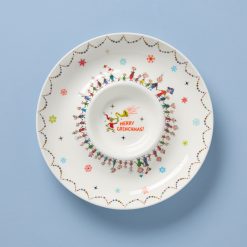 Lenox Westmore Merry Grinchmas Chip & Dip Bowl