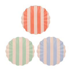 Lenox Westmore Stripey Assorted Bamboo Small Plates, Set of 6