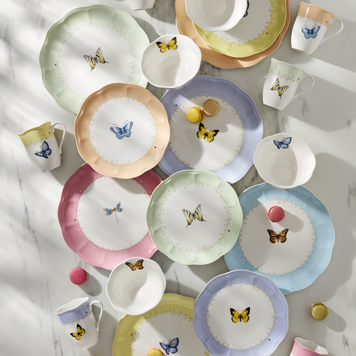 Lenox Westmore Butterfly Meadow Color 24-Piece Dinnerware Set - Image 2