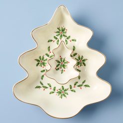 Lenox Westmore Holiday Tree Chip & Dip Set