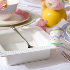 Alternative view of Lenox Westmore Profile Poppers Square Bowl & Easter Egg Set