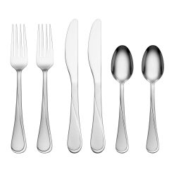 Lenox Westmore Gravity Sand 6 Piece Flatware Set