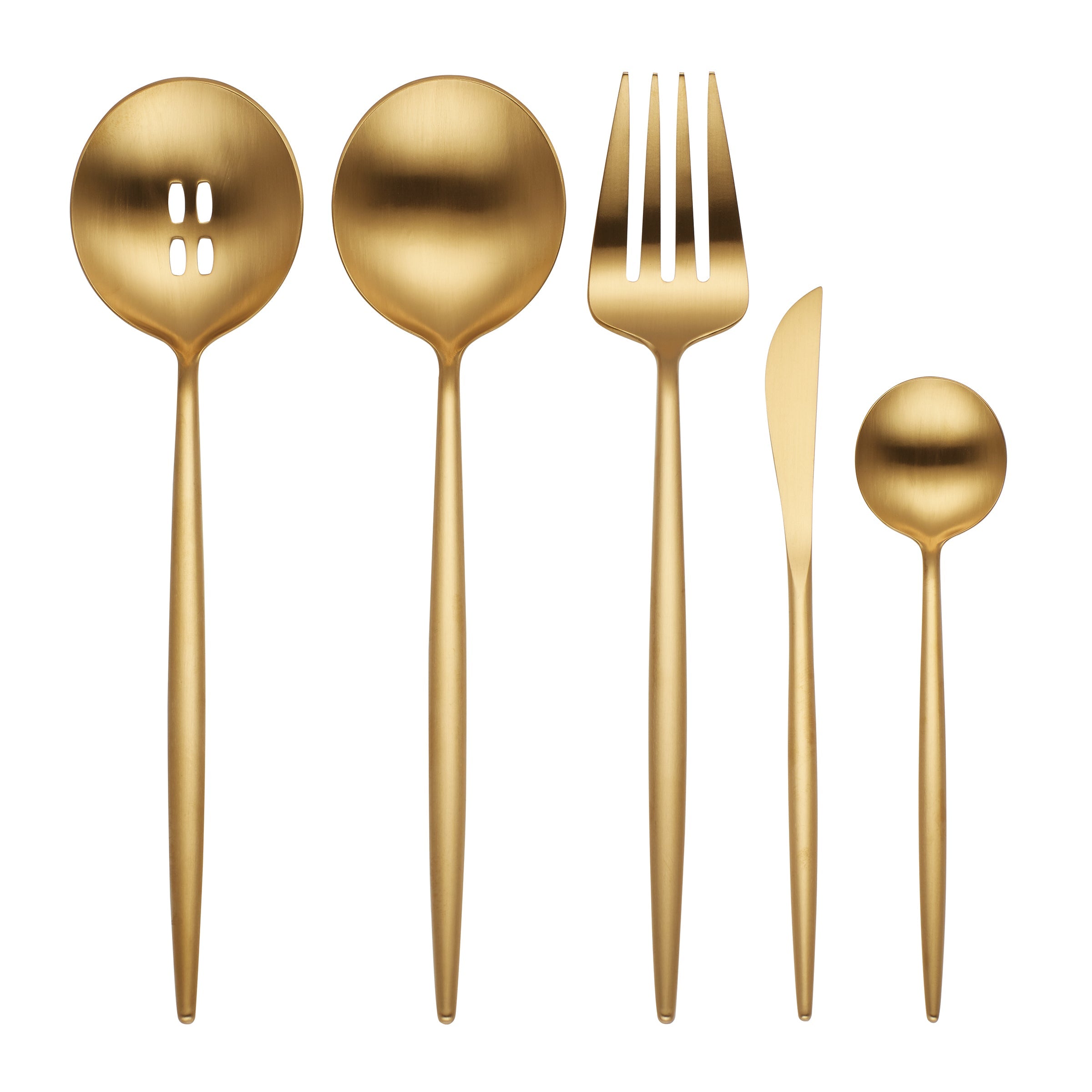 Lenox Westmore Zephyr Gold Satin 45-Piece Flatware Set - Image 7